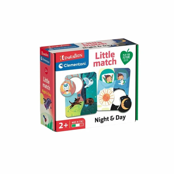 TOYZ DÜKKANIM 16716TR Little Match - Gece ve Gündüz +2 yaş Kız Erkek Çocuk Oyuncak Eğitici Oyuncaklar - 1