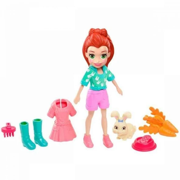 TOYZ DÜKKANIM Polly Pocket ve Hayvan Dostu Oyun Seti Kız Erkek Çocuk Oyuncak Eğitici Oyuncaklar - 2