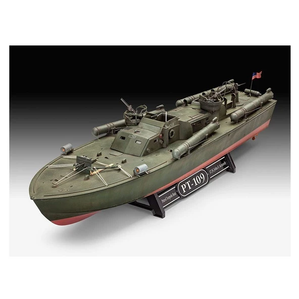 TOYZ DÜKKANIM Revell 1:72 PT-109 Patrol Torpedo Boat Model Seti 65147 Kız Erkek Çocuk Oyuncak Eğitici Oyuncaklar - 2