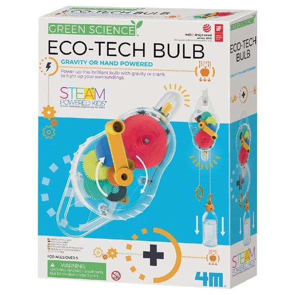 TOYZ DÜKKANIM 4M Eko Sistem Teknolojik Ampul Kiti Kız Erkek Çocuk Oyuncak Eğitici Oyuncaklar - 1
