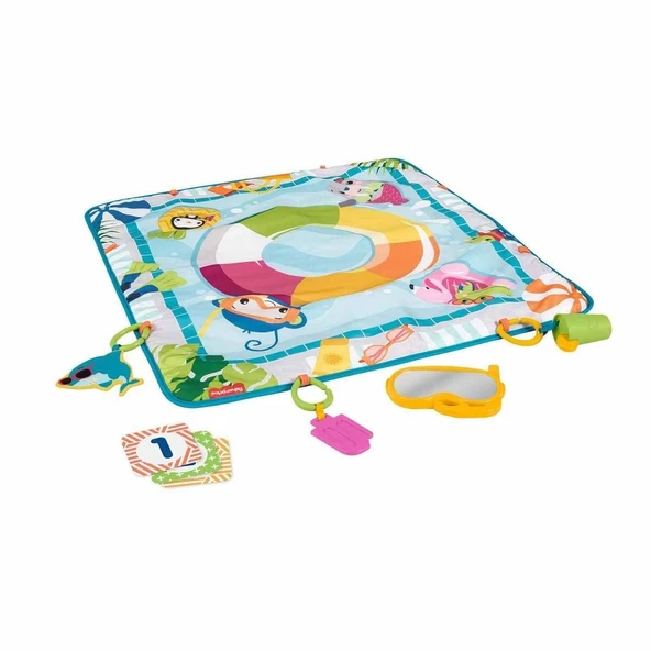 TOYZ DÜKKANIM Fisher Price Havuz Keyfi Oyun Minderi GRR44 Kız Erkek Çocuk Oyuncak Eğitici Oyuncaklar - 1