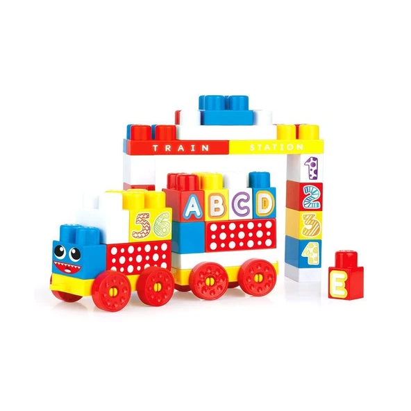 TOYZ DÜKKANIM 5027 Mega Blok 45'li Çantalı Kız Erkek Çocuk Oyuncak Eğitici Oyuncaklar - 2