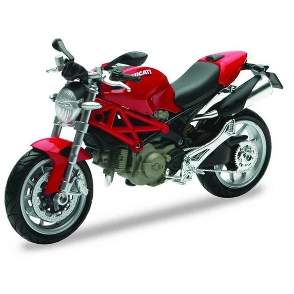 TOYZ DÜKKANIM Sunman 1:12 Ducati Monster 1100 Kız Erkek Çocuk Oyuncak Eğitici Oyuncaklar - 1