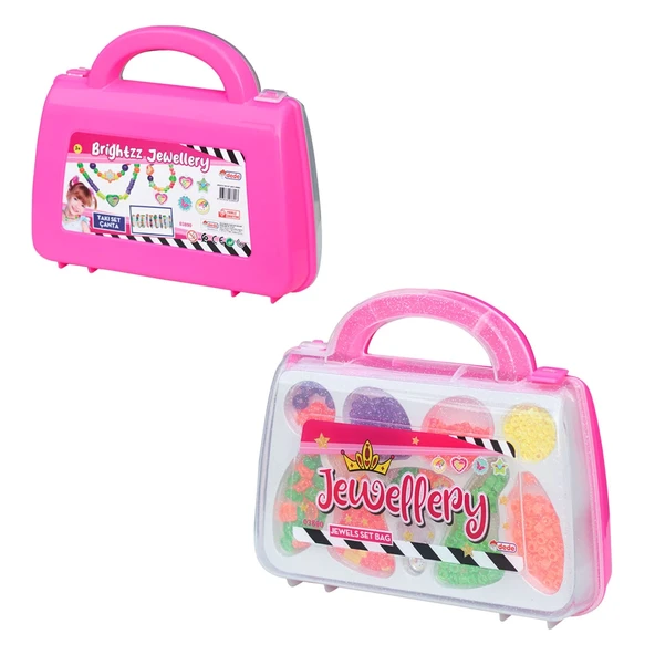 TOYZ DÜKKANIM Takı Set Çanta Kız Erkek Çocuk Oyuncak Eğitici Oyuncaklar - 3