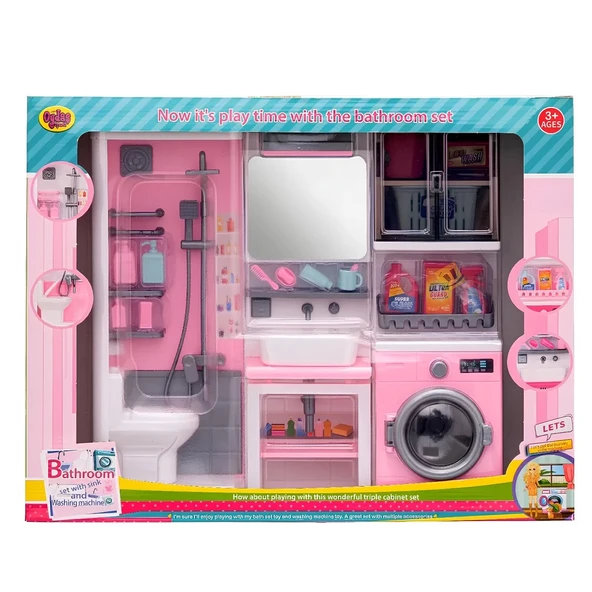 TOYZ DÜKKANIM Kutuda 3'lü Yeni Banyo Seti Kız Erkek Çocuk Oyuncak Eğitici Oyuncaklar ürün görseli 1