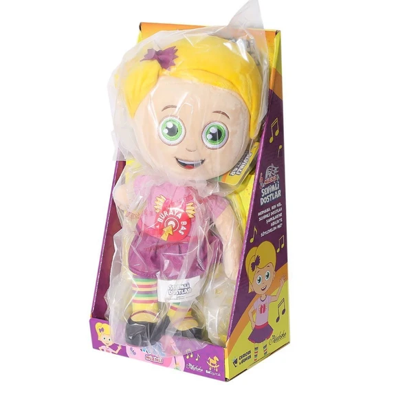 TOYZ DÜKKANIM BAL-55114 Nil Müzikli Peluş Sevimli Dostlar Kız Erkek Çocuk Oyuncak Eğitici Oyuncaklar