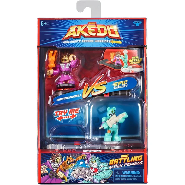 TOYZ DÜKKANIM Akedo S2 2'li Paket Kız Erkek Çocuk Oyuncak Eğitici Oyuncaklar - 3