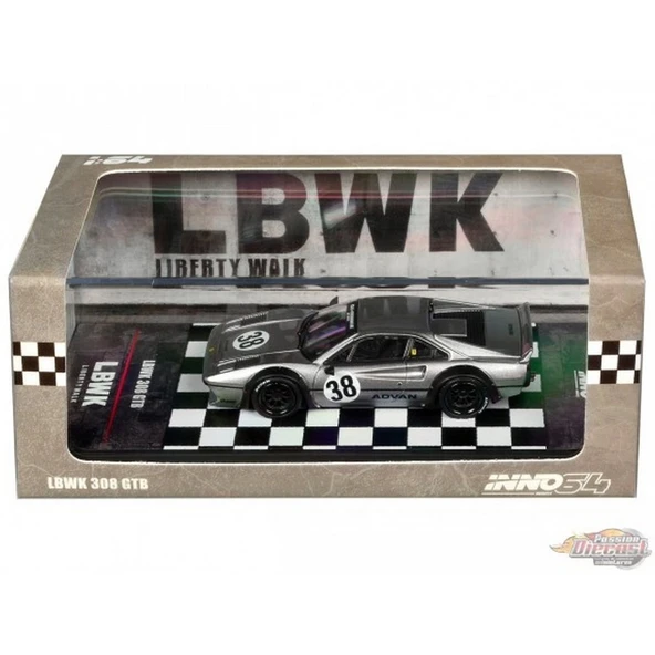 TOYZ DÜKKANIM Inno 1/64 LBWK 308 GTB Grey IN64 Grey Kız Erkek Çocuk Oyuncak Eğitici Oyuncaklar ürün görseli 1