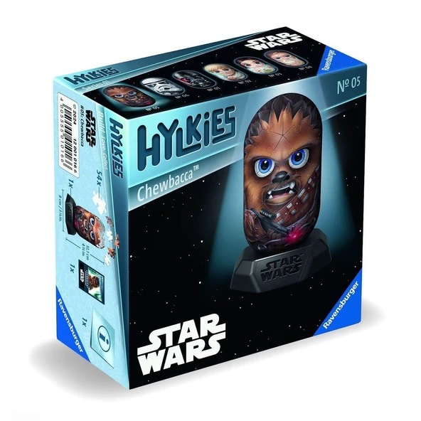 TOYZ DÜKKANIM 010166 Hylkies Star Wars - Chewbacca 54 parça Puzzle - No:05 - Ravensburger Kız Erkek Çocuk Oyuncak - 3