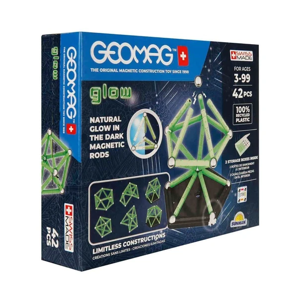 TOYZ DÜKKANIM 0329 Parıltılı Manyetik Zeka Oyunu 42 Parça Kız Erkek Çocuk Oyuncak Eğitici Oyuncaklar ürün görseli