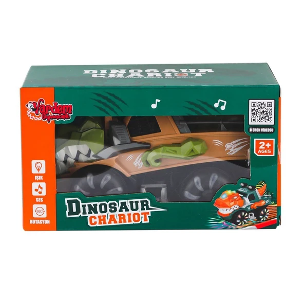 TOYZ DÜKKANIM ZR171-1 Işıklı Müzikli Hareketli Dinazor -Varden Oyuncak Kız Erkek Çocuk Oyuncak Eğitici Oyuncaklar - Resim 2