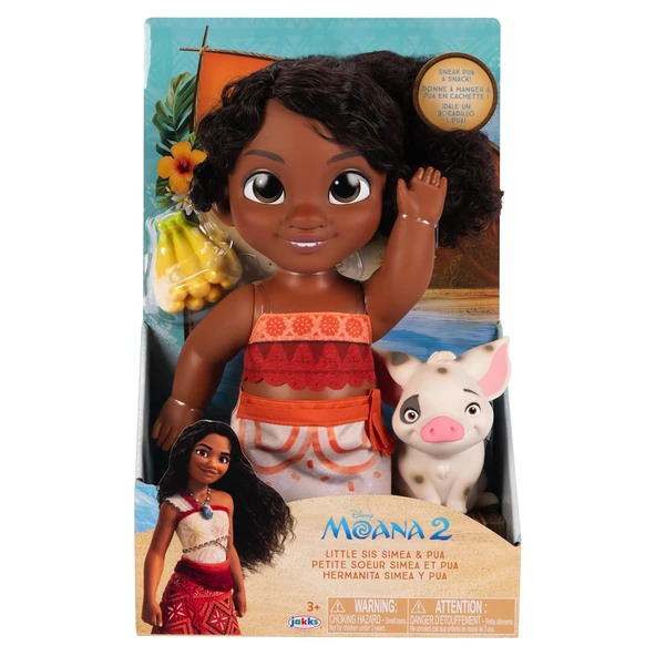 TOYZ DÜKKANIM Disney Moana 2 Simea ve Pua Bebek Seti - JKP/237566 Kız Erkek Çocuk Oyuncak Eğitici Oyuncaklar - 1