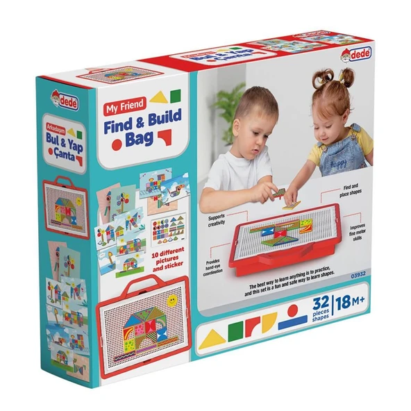 TOYZ DÜKKANIM 03932 ARKADAŞIM BUL&YAP ÇANTA -FEN Kız Erkek Çocuk Oyuncak Eğitici Oyuncaklar