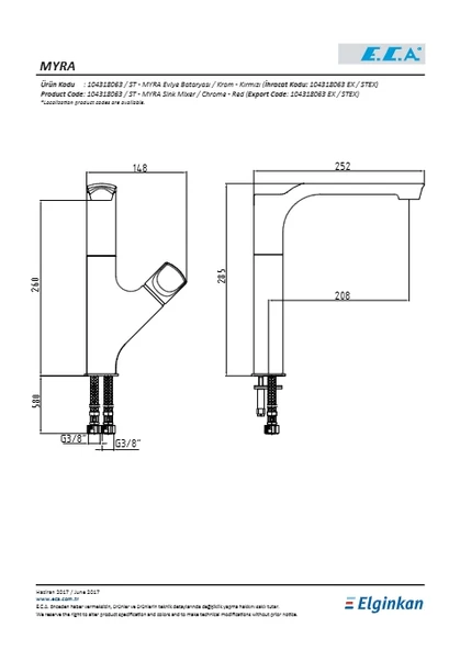 Eca Myra Eviye Bataryası Kırmızı - 2