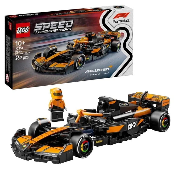 TOYZ DÜKKANIM 77251 Lego Speed Champ.McLaren F1 Team MCL38 Yarış Arabası 269 parça +10 yaş Kız Erkek Çocuk Oyuncak ürün görseli
