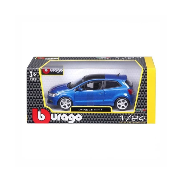 TOYZ DÜKKANIM 21059 Burago 1:24 Volkswagen Polo GTI Mark 5 Model Araba Kız Erkek Çocuk Oyuncak Eğitici Oyuncaklar ürün görseli
