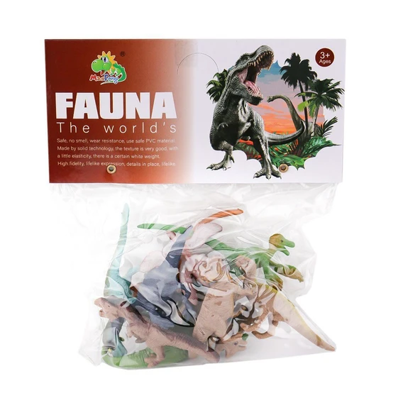 TOYZ DÜKKANIM KL3-012A B PVC Küçük Dinazorlar 10lu Kız Erkek Çocuk Oyuncak Eğitici Oyuncaklar ürün görseli