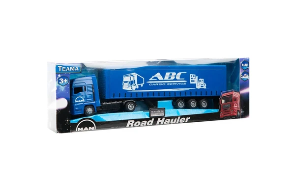 TOYZ DÜKKANIM Man Model Mavi Kargo Tırı Kız Erkek Çocuk Oyuncak Eğitici Oyuncaklar - Resim 2