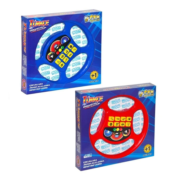 TOYZ DÜKKANIM BT-267 Pilli Türkçe Oyuncak Direksiyon 1adet fiyatıdır Kız Erkek Çocuk Oyuncak Eğitici Oyuncaklar ürün görseli