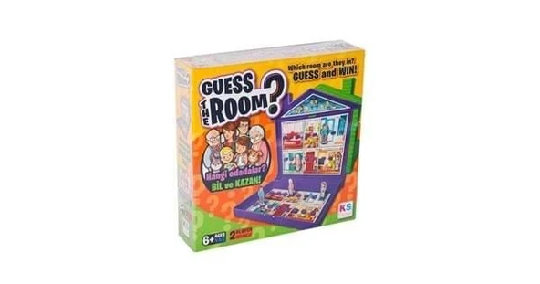 TOYZ DÜKKANIM 25117 GUESS THE ROOM -KS Kız Erkek Çocuk Oyuncak Eğitici Oyuncaklar ürün görseli 1