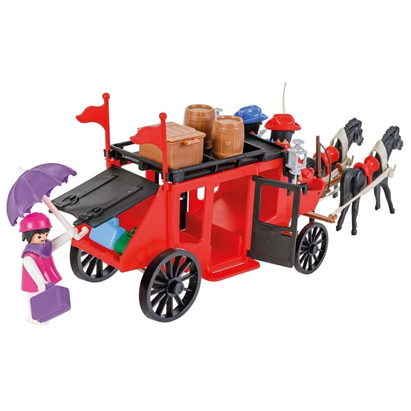 TOYZ DÜKKANIM 04 002 Mini Mekanik Seri 2 Posta Arabası -Pilsan Oyuncak Kız Erkek Çocuk Oyuncak Eğitici Oyuncaklar - 2