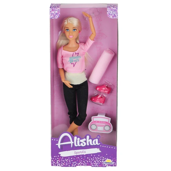 TOYZ DÜKKANIM 3388 Alisha Bebek Sporcu 29cm Kız Erkek Çocuk Oyuncak Eğitici Oyuncaklar ürün görseli