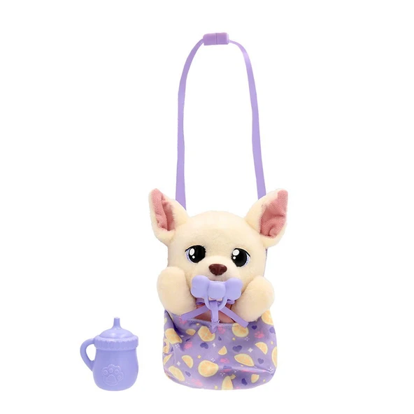 TOYZ DÜKKANIM BAW03100 Baby Paws Yummy Chihuahua 18cm Peluş Kız Erkek Çocuk Oyuncak Eğitici Oyuncaklar - Resim 2