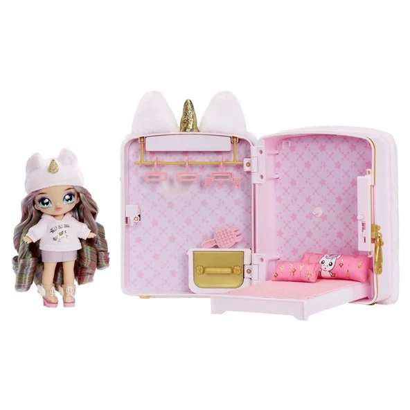 TOYZ DÜKKANIM Na! Na! Na! Surprise 3ü1 Arada Büyük Sırt Çantalı Set - Britney Sparkles Kız Erkek Çocuk Oyuncak Eği - 1