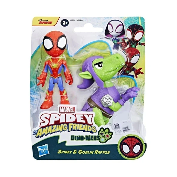 TOYZ DÜKKANIM F9478 Spidey ve İnanılmaz Arkadaşları - Dino Webs Figür Kız Erkek Çocuk Oyuncak Eğitici Oyuncaklar ürün görseli