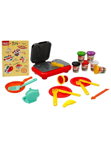 TOYZ DÜKKANIM OYUN HAMUR SETİ MANGAL KEYFİ 6X50GR Kız Erkek Çocuk Oyuncak Eğitici Oyuncaklar - 2