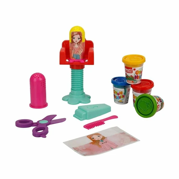 TOYZ DÜKKANIM OYUN HAMUR SET ORT SİHİRLİ SALON 4X50GR Kız Erkek Çocuk Oyuncak Eğitici Oyuncaklar - 2