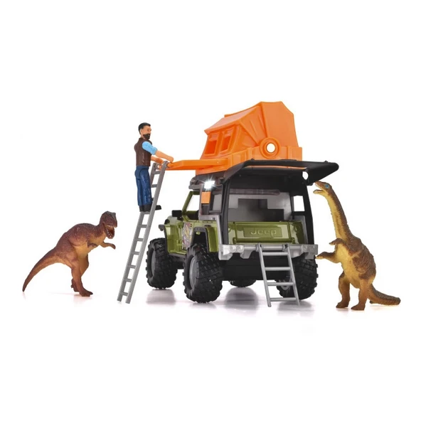 TOYZ DÜKKANIM Dickie Dino Kamp Oyun Seti Kız Erkek Çocuk Oyuncak Eğitici Oyuncaklar - 3