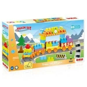 TOYZ DÜKKANIM Dolu 89 Parça Tren ve Yol Set Kız Erkek Çocuk Oyuncak Eğitici Oyuncaklar - 2