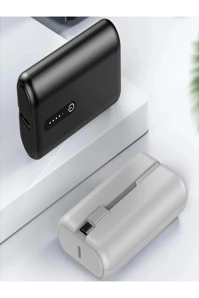 ÇELİKWORK Pw0-26 10000mah Pd 22.5watt Hızlı Telefon Şarj Aleti Elektronik Taşınabilir Type-c Batarya Powerbank - Resim 3