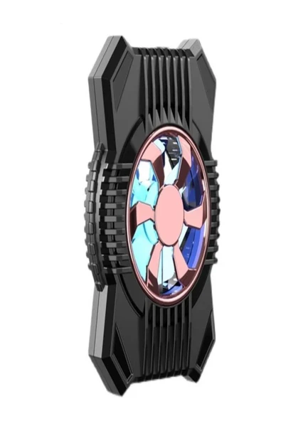 DEANB 400mah Taşınabilir Led Işıklı Şarjlı Sessiz Cep Telefonu Soğutma Fanı Kablosuz Radyatör Soğutucu ürün görseli 1