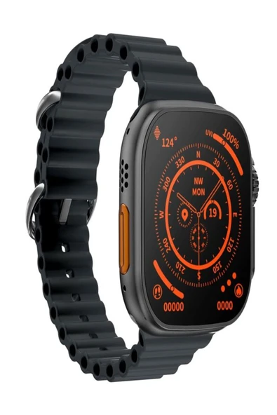 DEANB FSW27 IP68 Su Geçirmez iPhone Android Uyum GPS Süper Amoled NFC 2.04/49mm Titanyum Kasa Akıllı Saat - 1