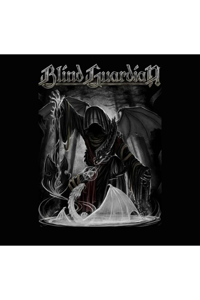 Blind Guardian Müzik, Metal Grubu Baskılı Unisex %100 Pamuk Siyah T-shirt - 2