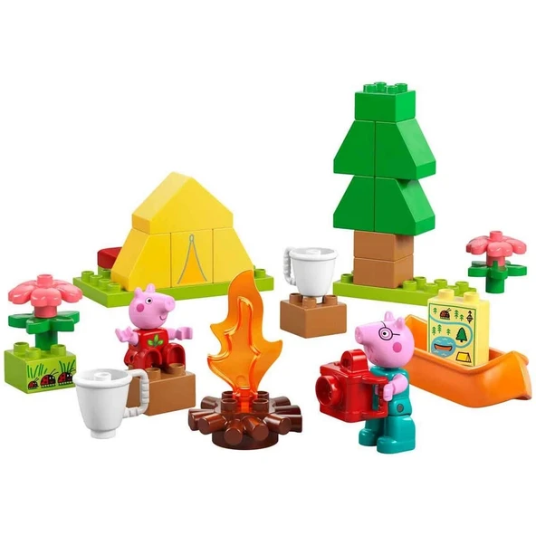 TOYZ DÜKKANIM LEGO DUPLO Peppa Pig Kamp Gezisi 10452 Kız Erkek Çocuk Oyuncak Eğitici Oyuncaklar