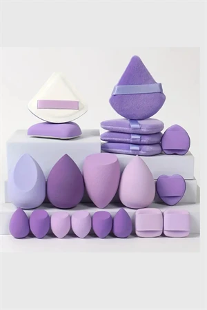 Marshmallow 20'li Makyaj Süngeri Seti – Fondöten, BB Krem ve Kapatıcı Uygulama Süngeri ürün görseli 1