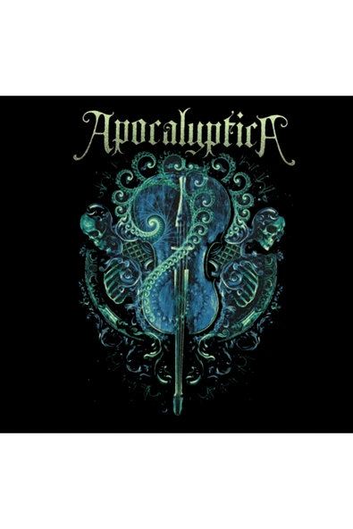 Apocalyptica Müzik, Metal Grubu Baskılı Unisex %100 Pamuk Siyah T-shirt - 2