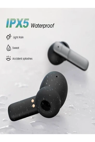DEANB FB12 Dokunmatik ENC Wireless Gaming Earbuds – Bluetooth Kulaklık SBC/MP3/AAC, Oyuncu Kulaklıkları - 3