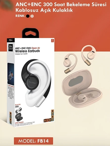 DEANB IPX4 Su geçirmez ANC - ENC Gürültü Önleyici Kablosuz Elektronik 5.4 Bluetooth Dokunmatik Kulaklık - Resim 7