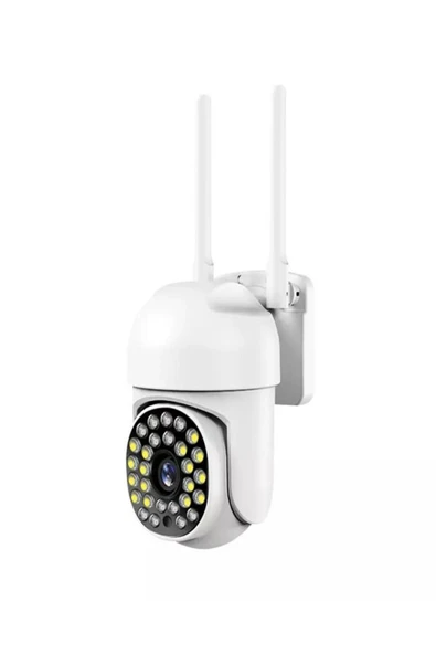 DEANB 2.5 İnç Wi-Fi IP66 Su Geçirmez Alarmlı HD Hareket Sensör Çift Işıklı Gece Görüşlü İNTERKOM Kamera - 1
