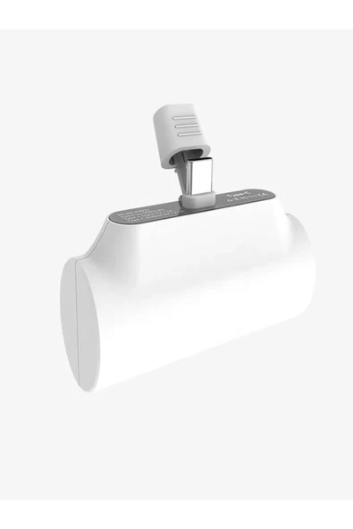 ÇELİKWORK Pwq93 5000mah Elektronik Beyaz Taşınabilir Batarya Powerbank Type-c Telefon Mini Şarj Aleti