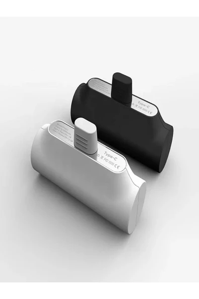 ÇELİKWORK Pwq93 5000mah Elektronik Beyaz Taşınabilir Batarya Powerbank Type-c Telefon Mini Şarj Aleti - 7