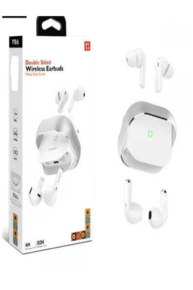 DEANB 2in1 IPX4 Su Geçirmez Çift Taraflı Wireless HD Stereo Bluetooth 5.3 Kulaklık - Bluetooth Earbuds - 8