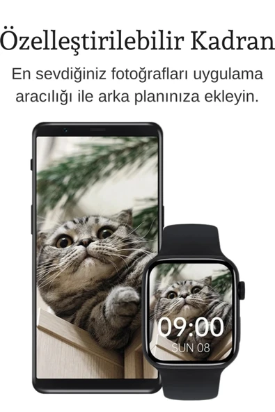 çelikwork inspiring technology Watch 9 PRO 2.02 Inch IP68 Suya ve Toza Dayanıklı Titanyum Kasa Ios Ve Android Uyumlu Akıllı Saat - 5