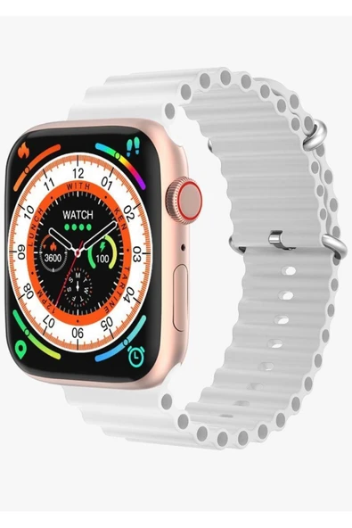 DEANB Fsw-026 Nfc Full Touch 45mm Ip68 Su Geçirmez Samsung Apple Android Ios Uyumlu Akıllı Saat - 7