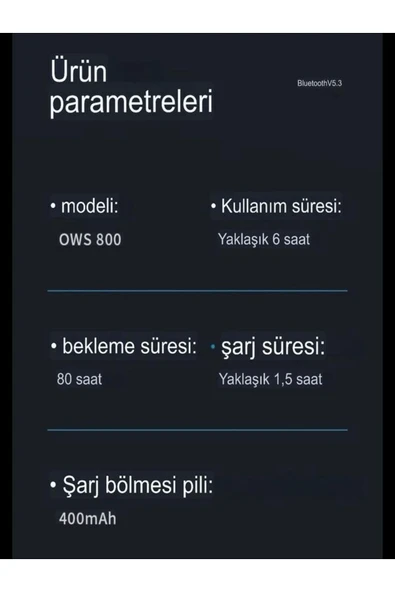 DEANB Fb7 400mah Biyomimetik Tasarımlı Stereo Bluetooth 5.3 Kablosuz Hd Kablosuz Dokunmatik Tws Kulaklık - 5