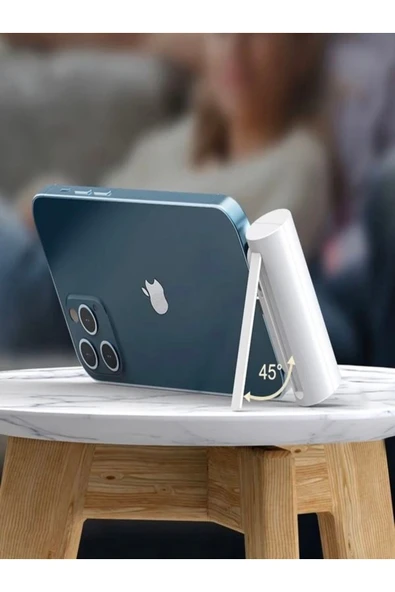 ÇELİKWORK Pwq93 5000mah Elektronik Beyaz Taşınabilir Batarya Powerbank Type-c Telefon Mini Şarj Aleti - 4